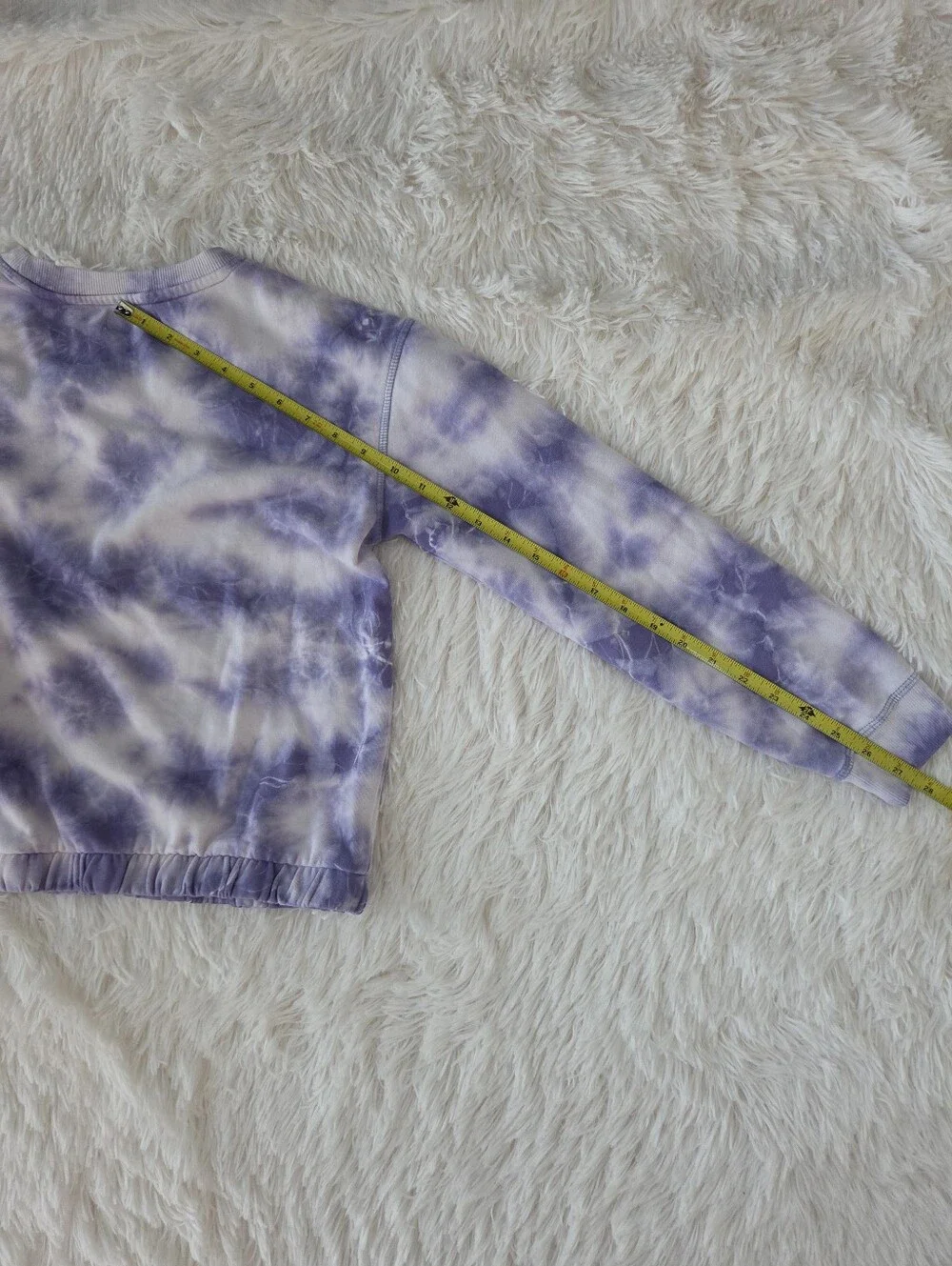 Purple And White Tie Dye Lounge Set Sweatshirt Joggers Girls 11/12 Yrs